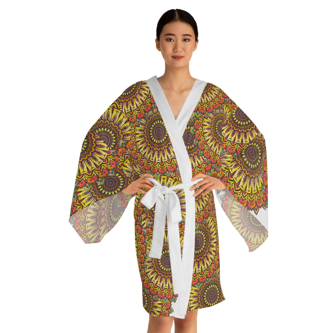 Mandala Kimono Robe - Colorful Art All Over Prints - Blululi