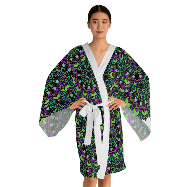 Mandala Kimono Robe - Colorful Art All Over Prints - Blululi