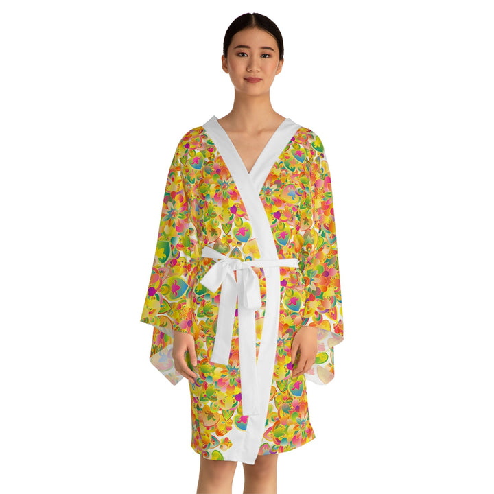 Mandala Kimono Robe - Colorful Art All Over Prints - Blululi