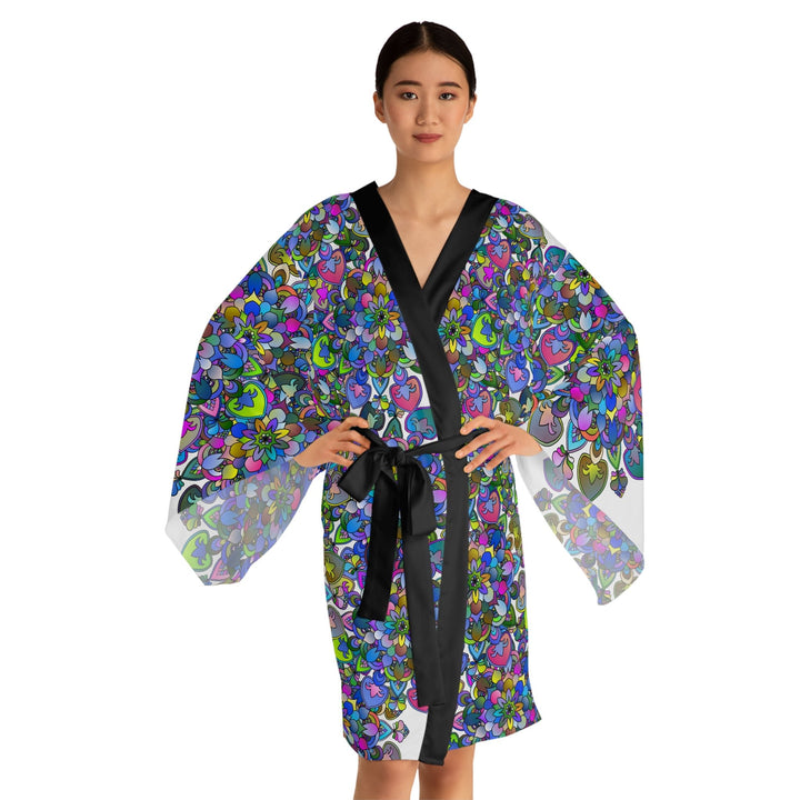 Mandala Kimono Robe - Colorful Art All Over Prints - Blululi