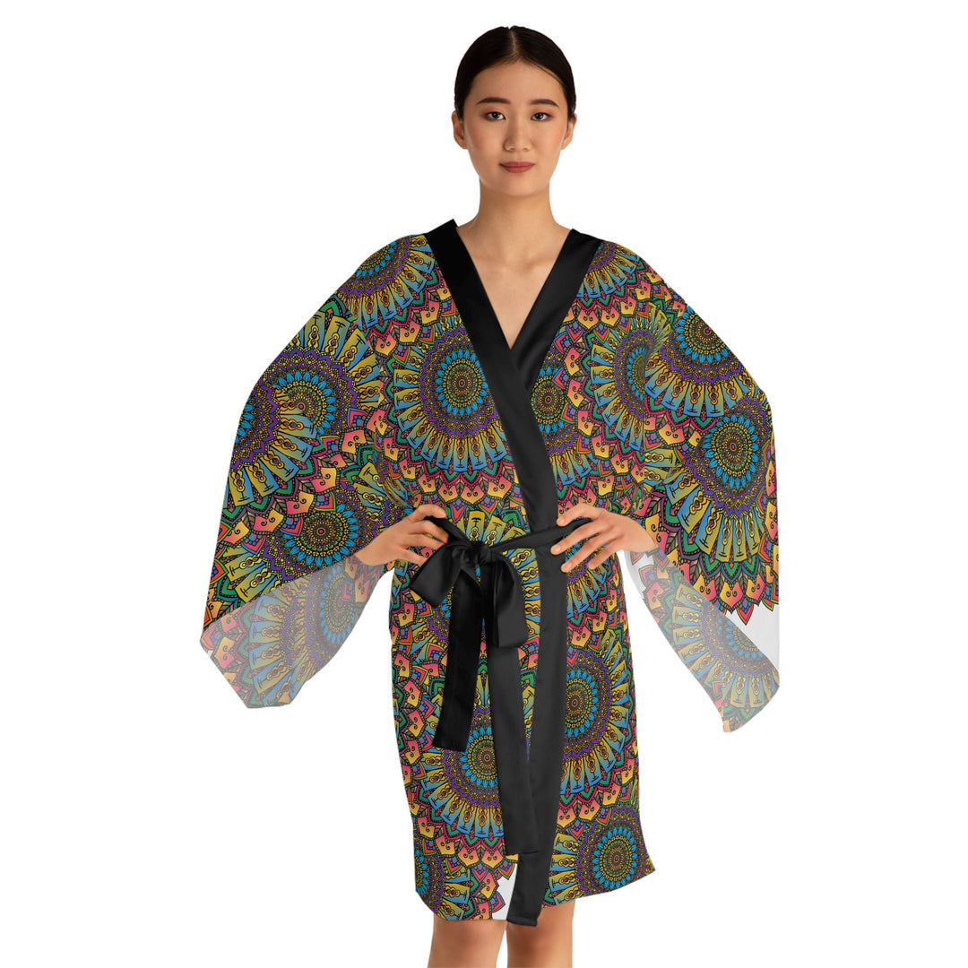 Mandala Kimono Robe - Colorful Art & Comfort All Over Prints - Blululi