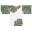 Mandala Kimono Robe - Colorful Art Silk All Over Prints - Blululi