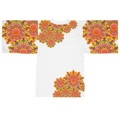 Mandala Kimono Robe - Colorful Art Silk All Over Prints - Blululi