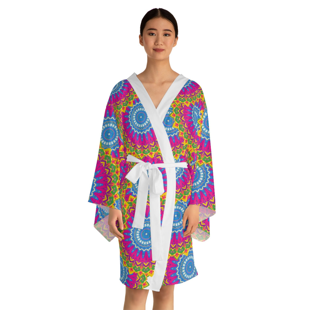 Mandala Kimono Robe - Colorful Bohemian Art All Over Prints - Blululi