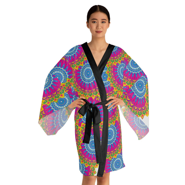 Mandala Kimono Robe - Colorful Bohemian Art All Over Prints - Blululi