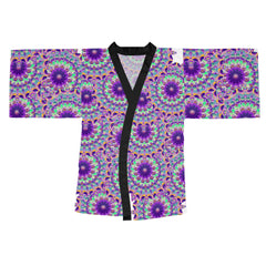 Mandala Kimono Robe - Colorful Floral Art All Over Prints - Blululi