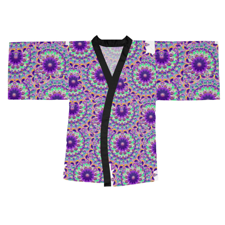 Mandala Kimono Robe - Colorful Floral Art All Over Prints - Blululi