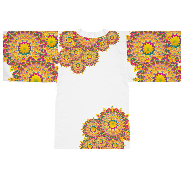 Mandala Kimono Robe - Colorful Floral Art All Over Prints - Blululi