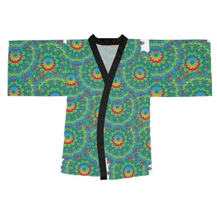 Mandala Kimono Robe - Colorful Floral Art All Over Prints - Blululi