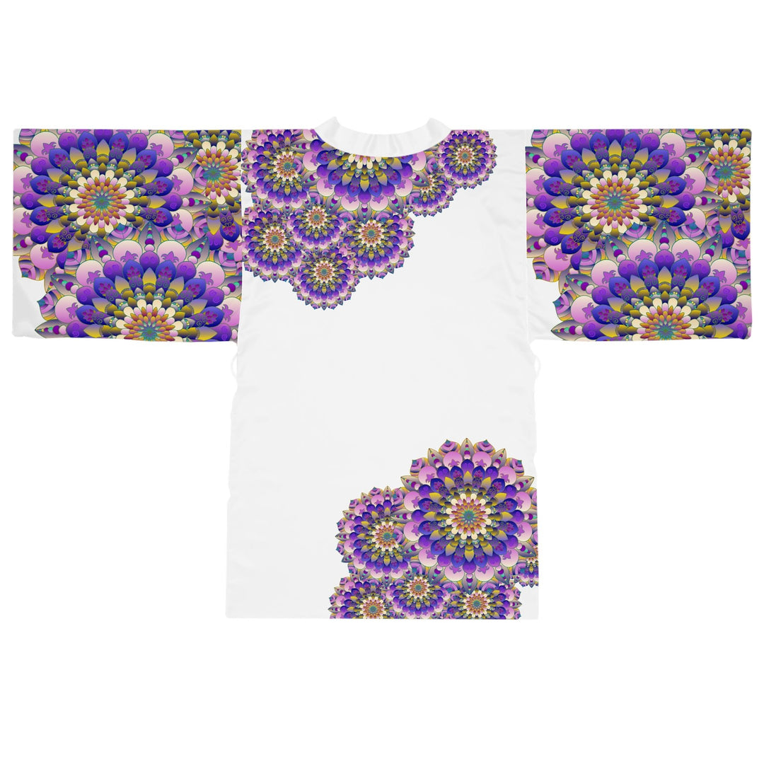 Mandala Kimono Robe - Colorful Floral Art All Over Prints - Blululi