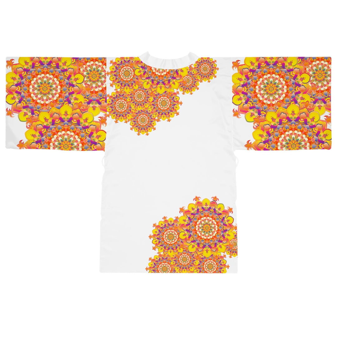 Mandala Kimono Robe - Colorful Floral Art All Over Prints - Blululi