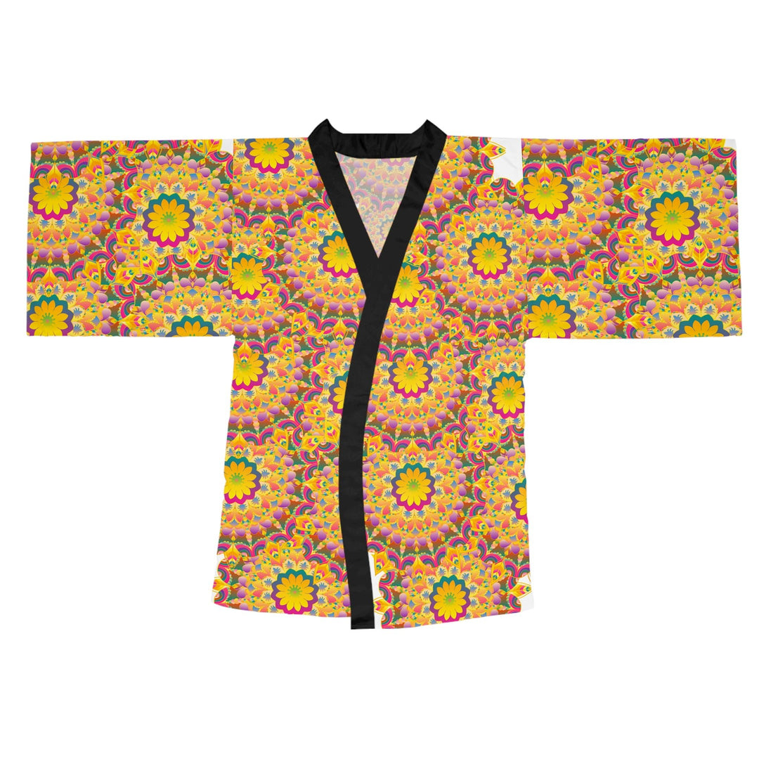 Mandala Kimono Robe - Colorful Floral Art All Over Prints - Blululi