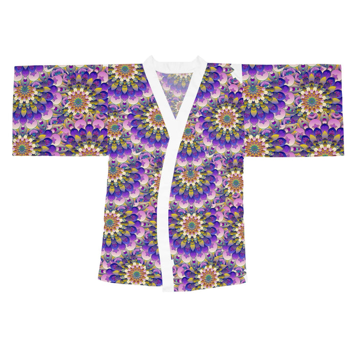 Mandala Kimono Robe - Colorful Floral Art All Over Prints - Blululi