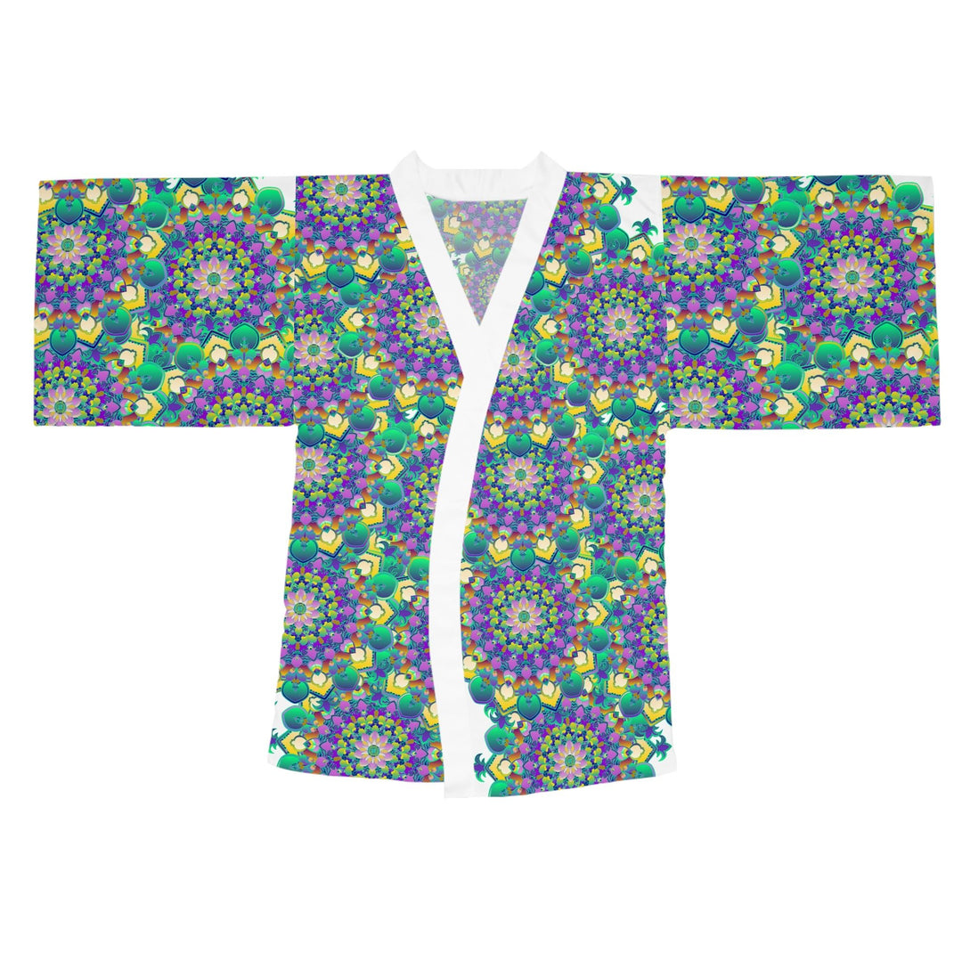 Mandala Kimono Robe - Colorful & Intricate All Over Prints - Blululi