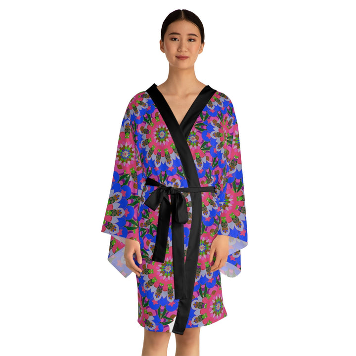 Mandala Kimono Robe - Colorful & Intricate All Over Prints - Blululi