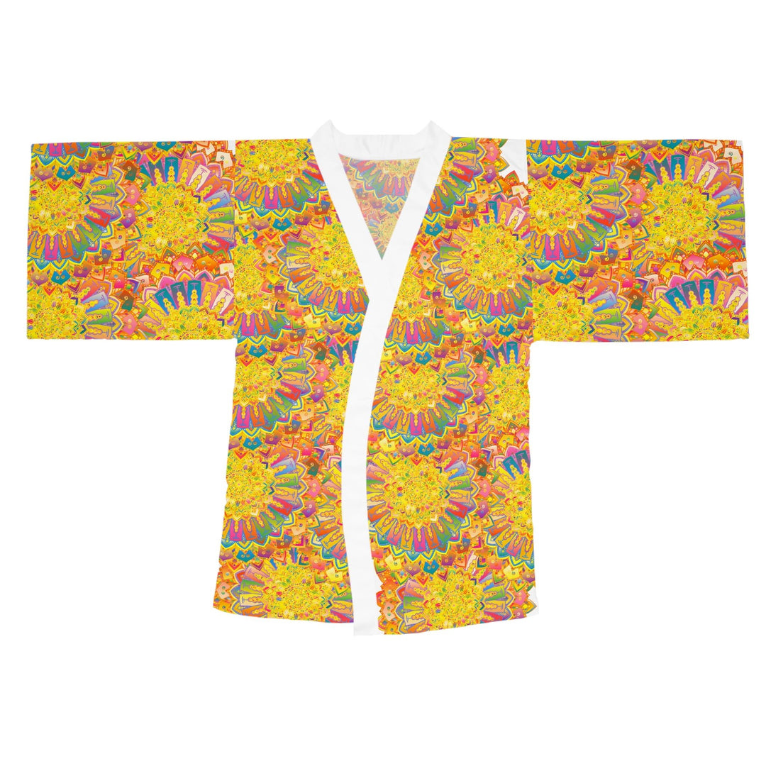 Mandala Kimono Robe - Colorful & Intricate All Over Prints - Blululi