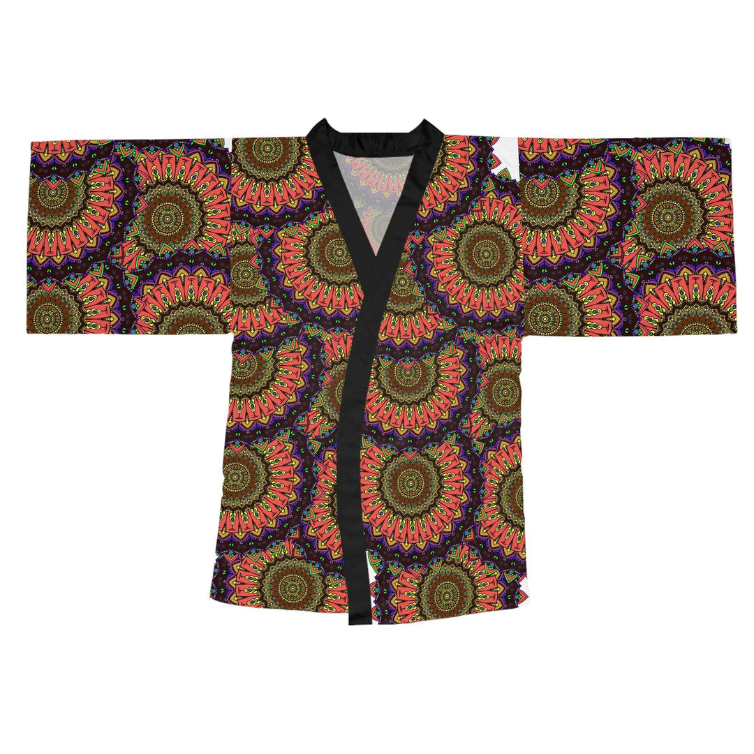 Mandala Kimono Robe - Colorful & Intricate All Over Prints - Blululi