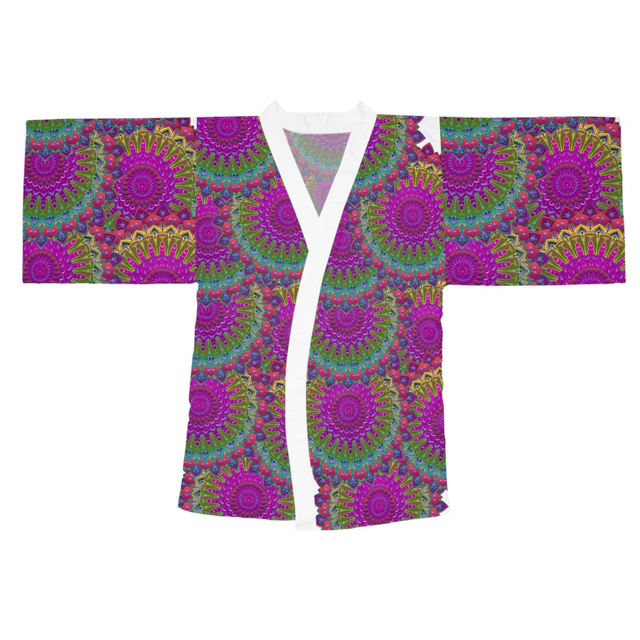 Mandala Kimono Robe - Colorful & Intricate All Over Prints - Blululi