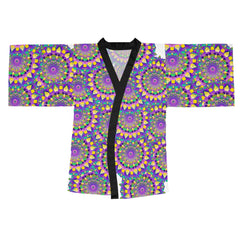 Mandala Kimono Robe - Colorful & Intricate All Over Prints - Blululi