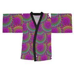 Mandala Kimono Robe - Colorful & Intricate All Over Prints - Blululi