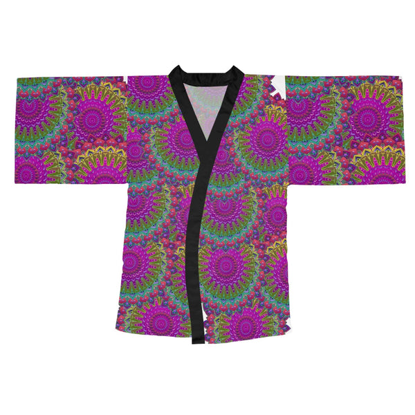 Mandala Kimono Robe - Colorful & Intricate All Over Prints - Blululi