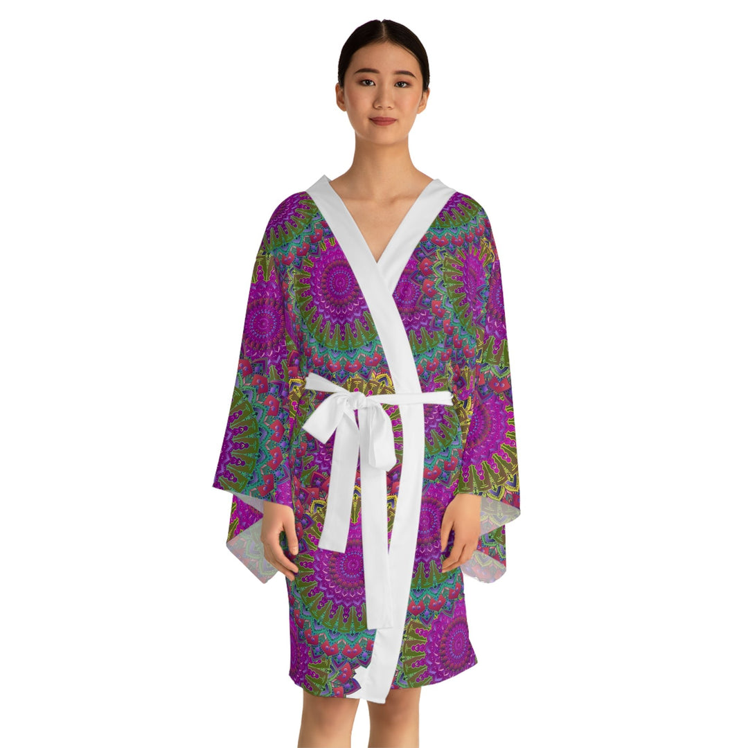 Mandala Kimono Robe - Colorful & Intricate All Over Prints - Blululi