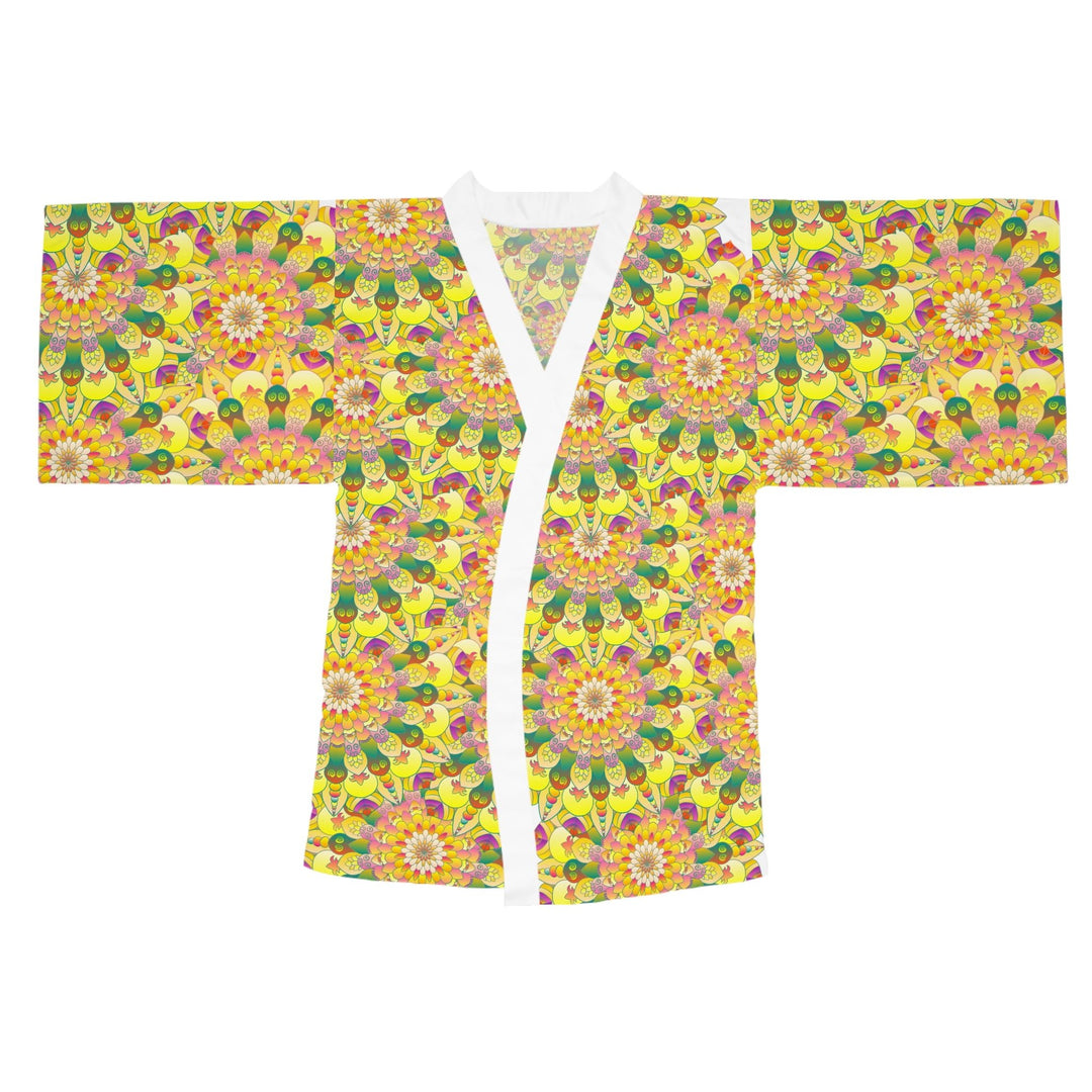 Mandala Kimono Robe - Colorful & Intricate All Over Prints - Blululi