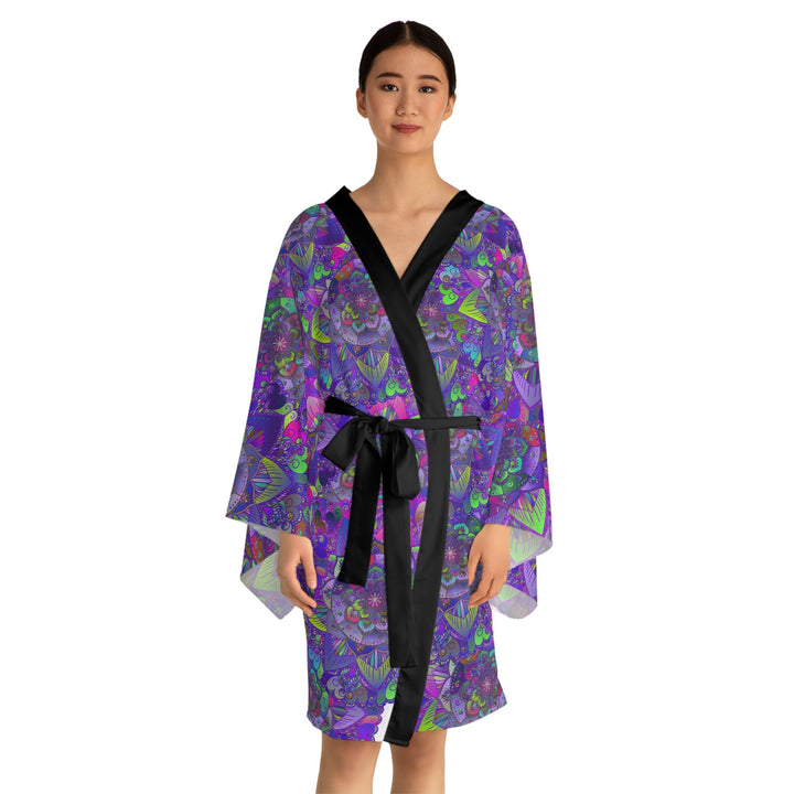 Mandala Kimono Robe - Colorful Peace & Tranquility All Over Prints - Blululi