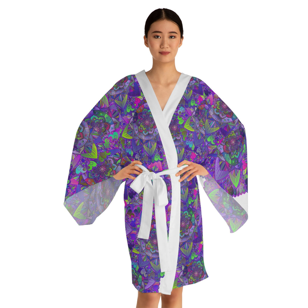 Mandala Kimono Robe - Colorful Peace & Tranquility All Over Prints - Blululi