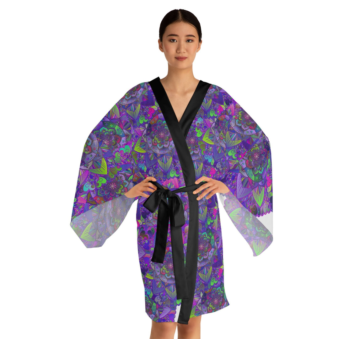 Mandala Kimono Robe - Colorful Peace & Tranquility All Over Prints - Blululi