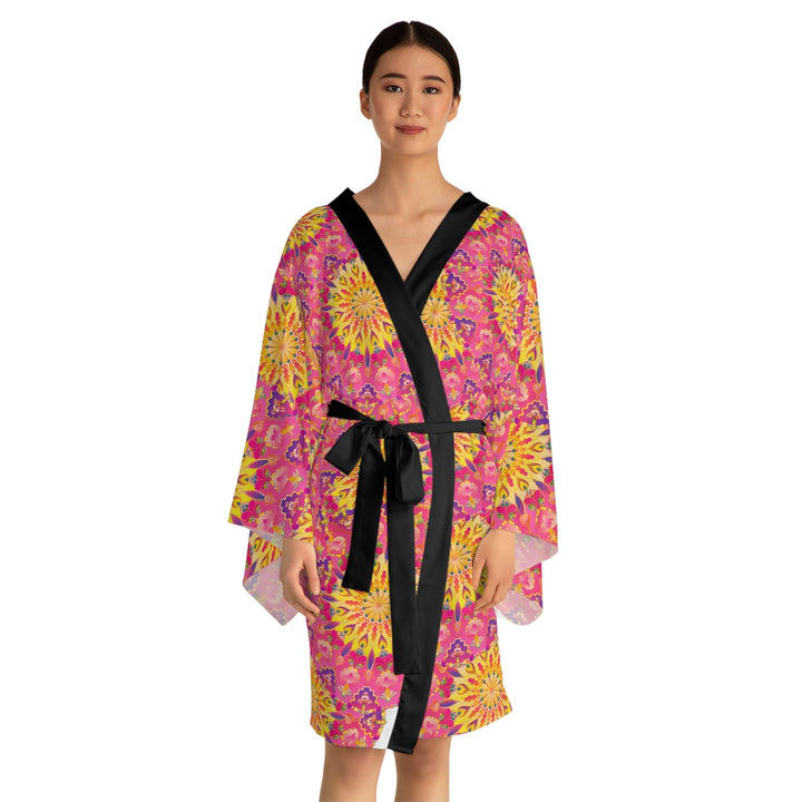 Mandala Kimono Robe - Colorful & Peaceful All Over Prints - Blululi