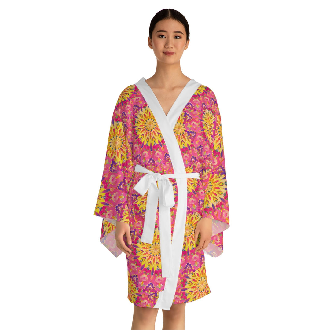 Mandala Kimono Robe - Colorful & Peaceful All Over Prints - Blululi