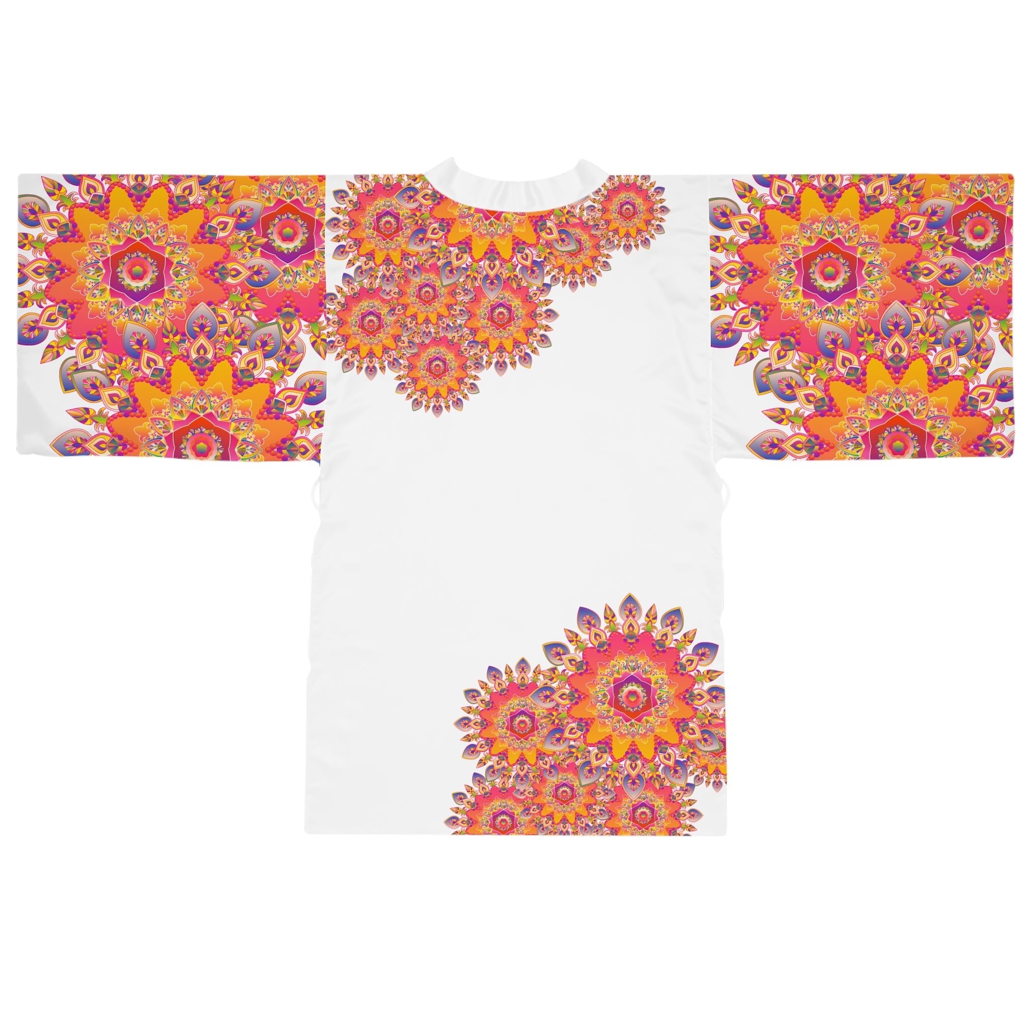 Mandala Kimono Robe - Colorful Spiritual Art All Over Prints - Blululi