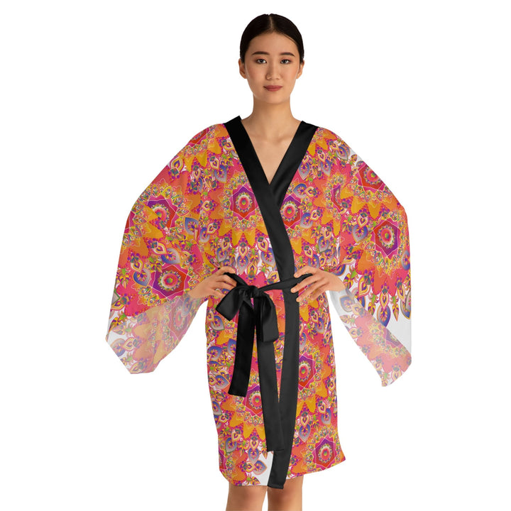 Mandala Kimono Robe - Colorful Spiritual Art All Over Prints - Blululi