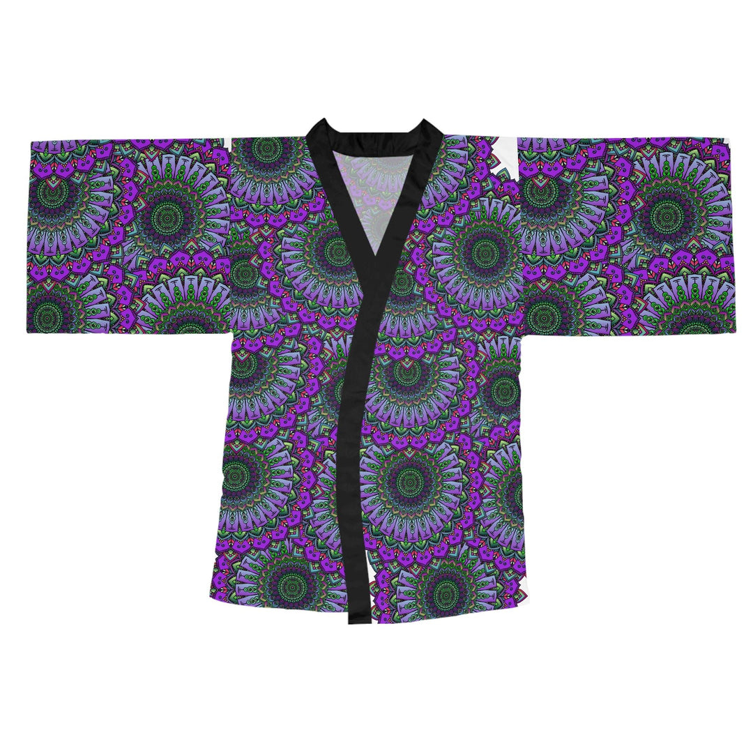 Mandala Kimono Robe - Intricate & Colorful All Over Prints - Blululi