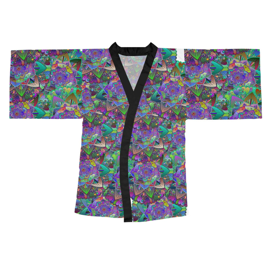 Mandala Kimono Robe - Psychedelic Art All Over Prints - Blululi