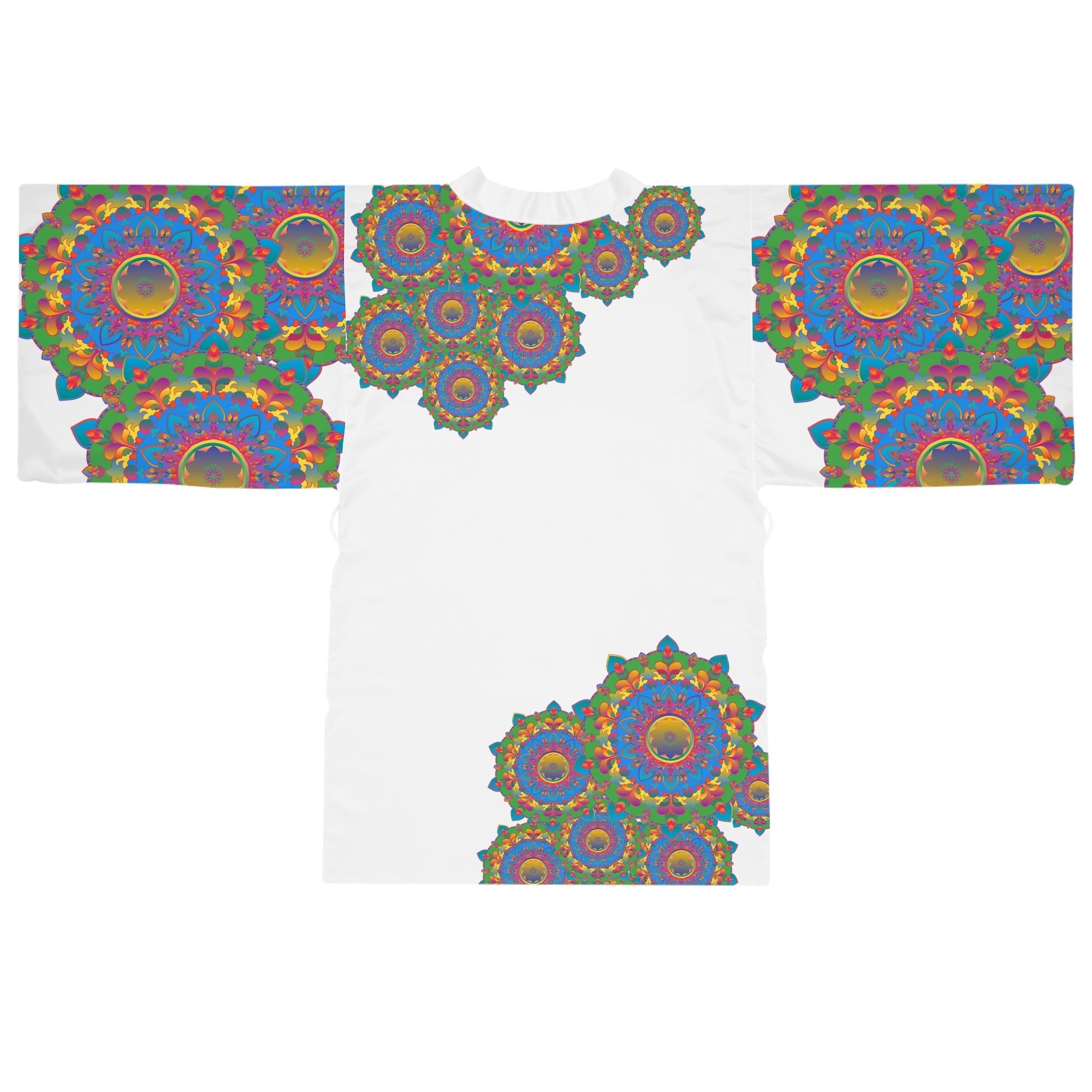 Mandala Kimono Robe - Psychedelic Art All Over Prints - Blululi