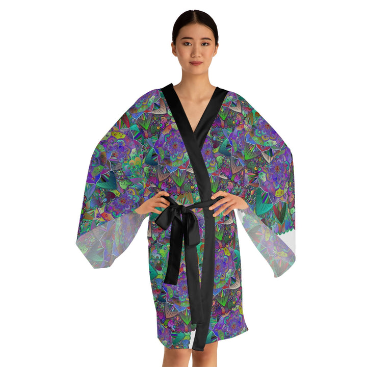 Mandala Kimono Robe - Psychedelic Art All Over Prints - Blululi