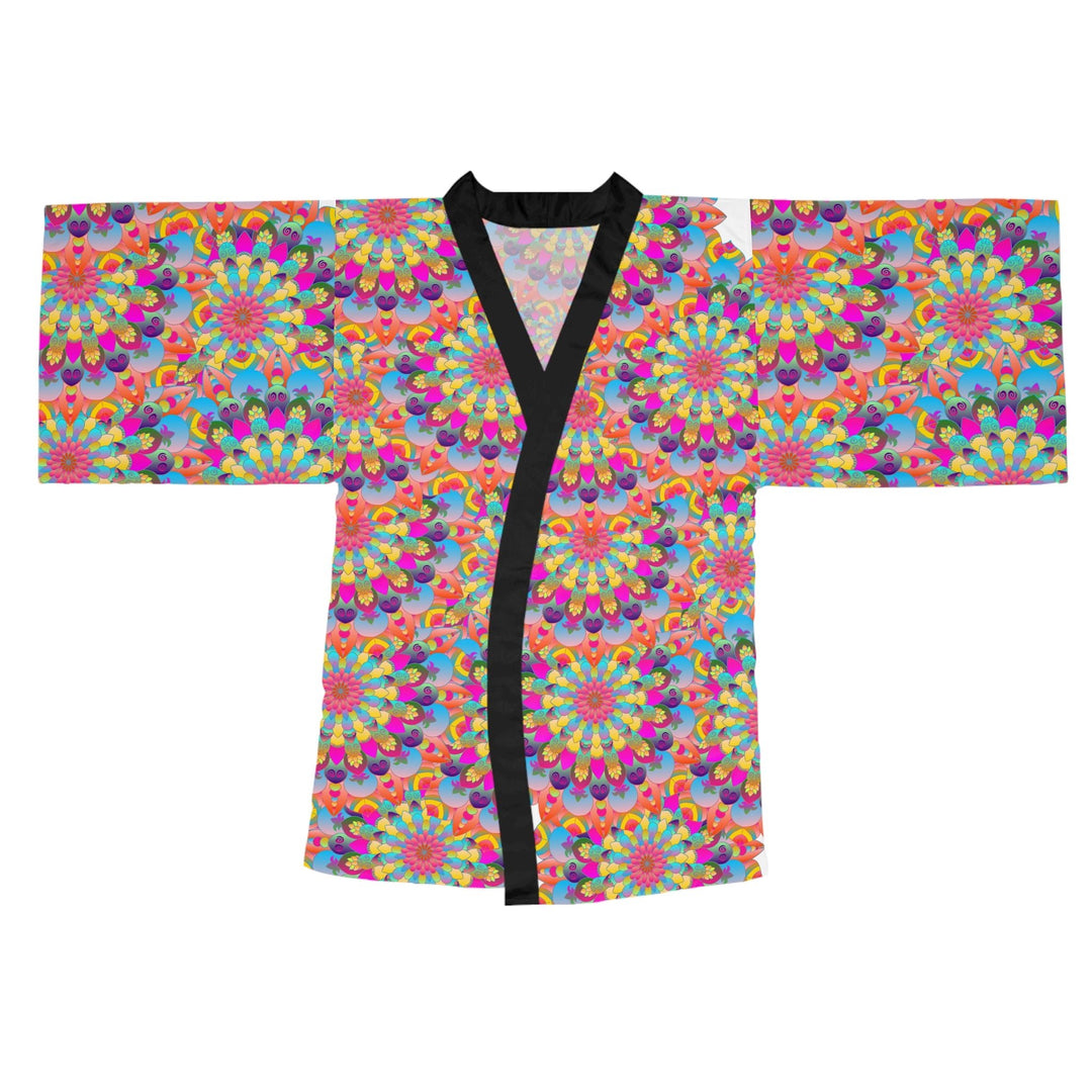 Mandala Kimono Robe - Spiritual & Colorful All Over Prints - Blululi