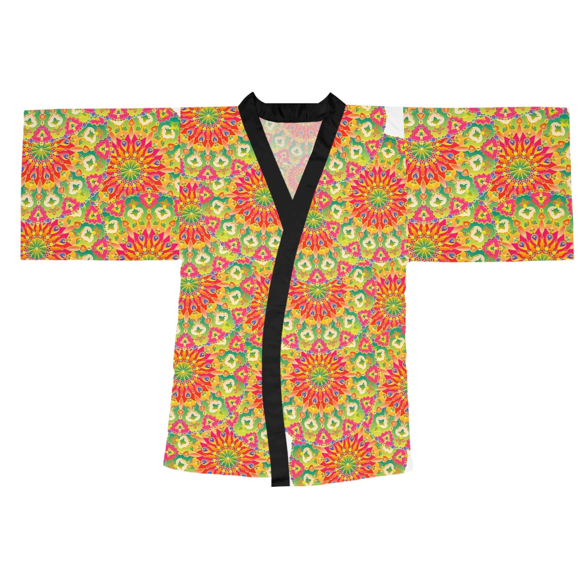 Mandala Kimono Robe - Vibrant Artwork All Over Prints - Blululi