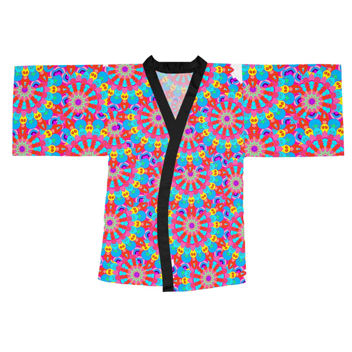 Mandala Kimono Robe - Vibrant Colorful Art All Over Prints - Blululi