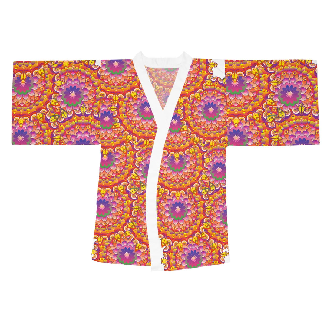 Mandala Kimono Robe - Vibrant Colorful Art All Over Prints - Blululi