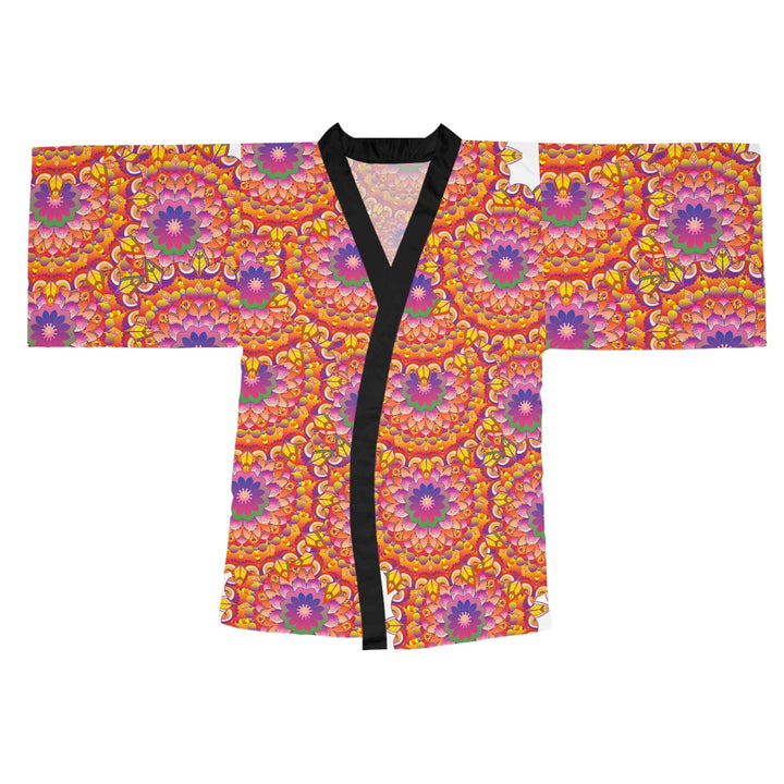 Mandala Kimono Robe - Vibrant Colorful Art All Over Prints - Blululi