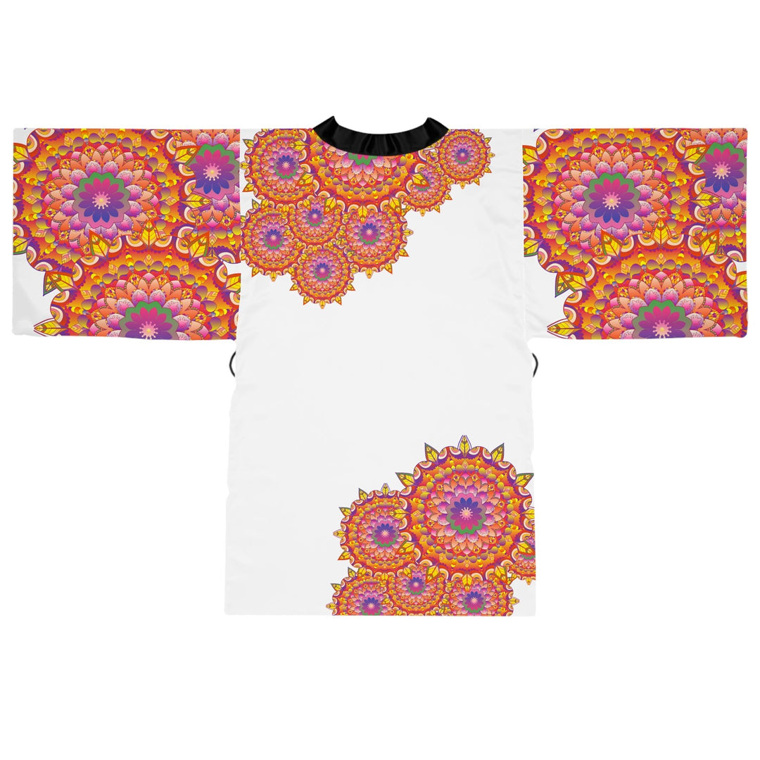 Mandala Kimono Robe - Vibrant Colorful Art All Over Prints - Blululi