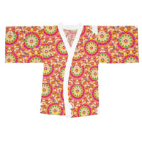Mandala Kimono Robe - Vibrant Hand - Drawn Artwork All Over Prints - Blululi