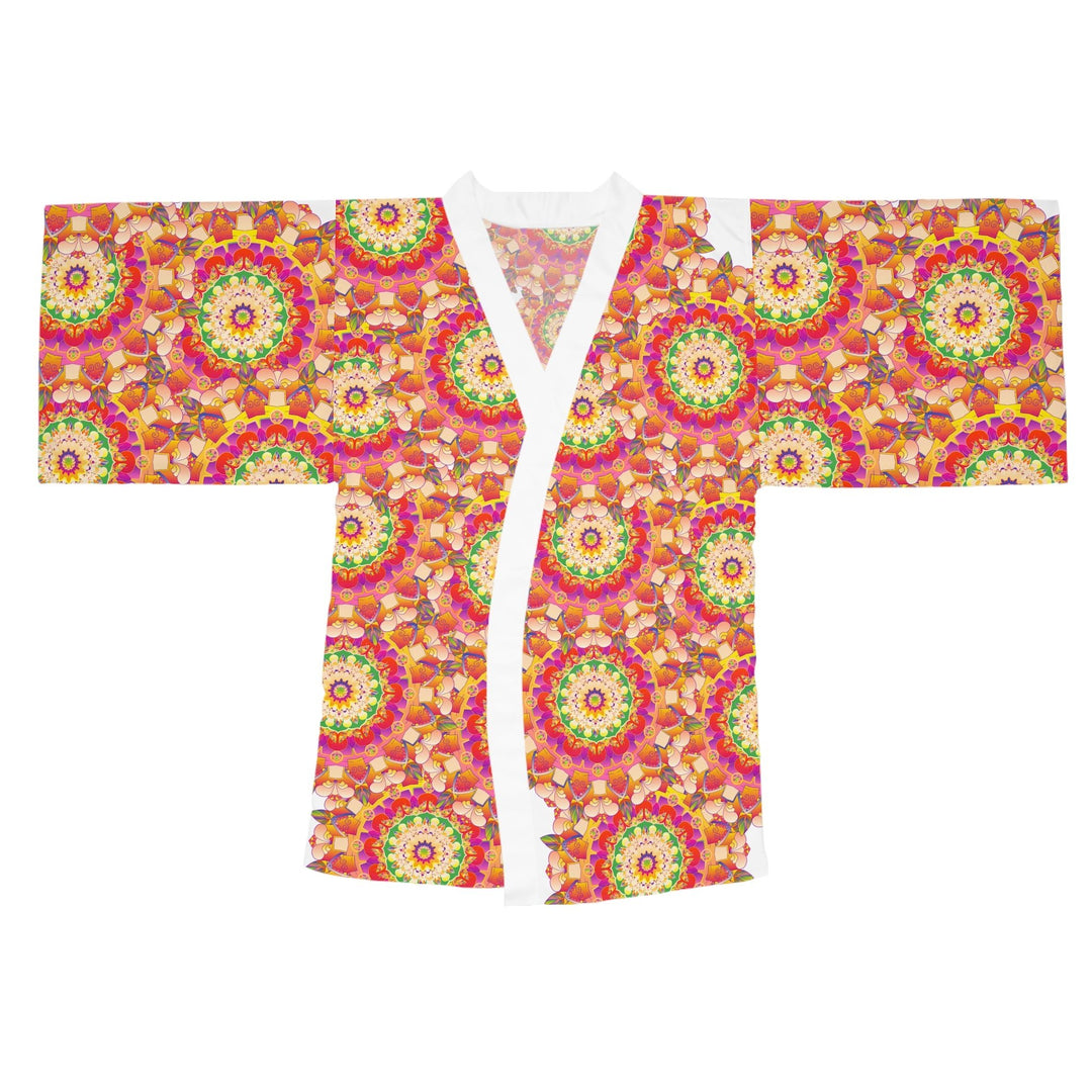 Mandala Kimono Robe - Vibrant Hand - Drawn Artwork All Over Prints - Blululi