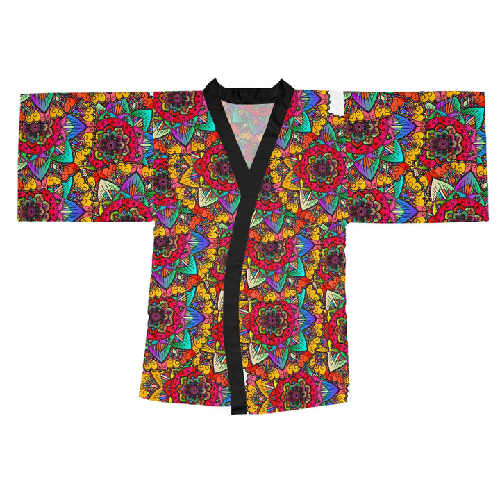 Mandala Kimono Robe - Vibrant & Intricate All Over Prints - Blululi