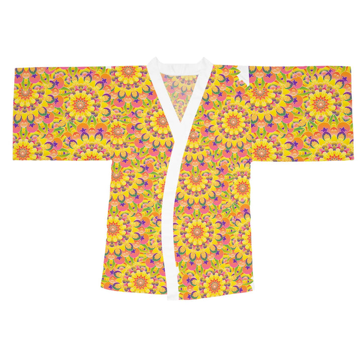 Mandala Kimono Robe - Vibrant & Peaceful All Over Prints - Blululi