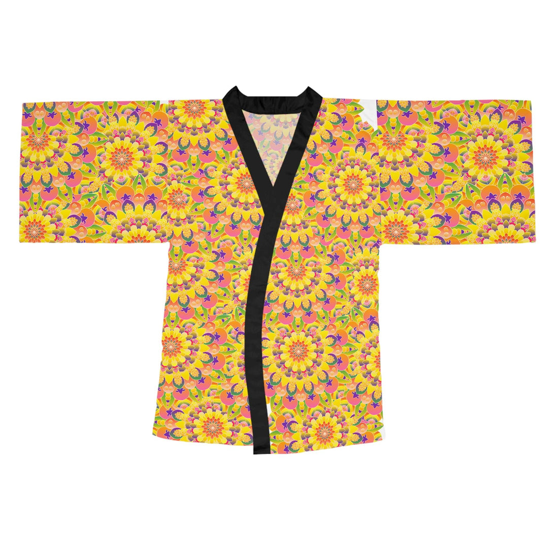 Mandala Kimono Robe - Vibrant & Peaceful All Over Prints - Blululi