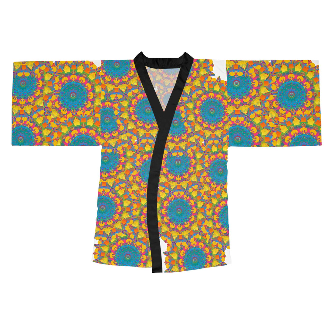 Mandala Kimono Robe - Vibrant & Psychedelic All Over Prints - Blululi